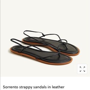 Sorrento strappy sandals in leather